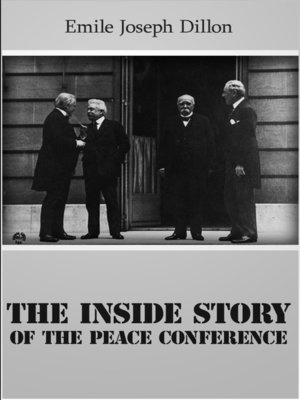 cover image of The Inside Story of the Peace Conference
